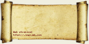 Danica Joksić vizit kartica